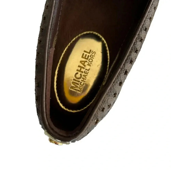 MICHAEL Michael Kors Keaton Star-perforated Slip-on Sneakers Women's Size 8.5 - Picture 9 of 9